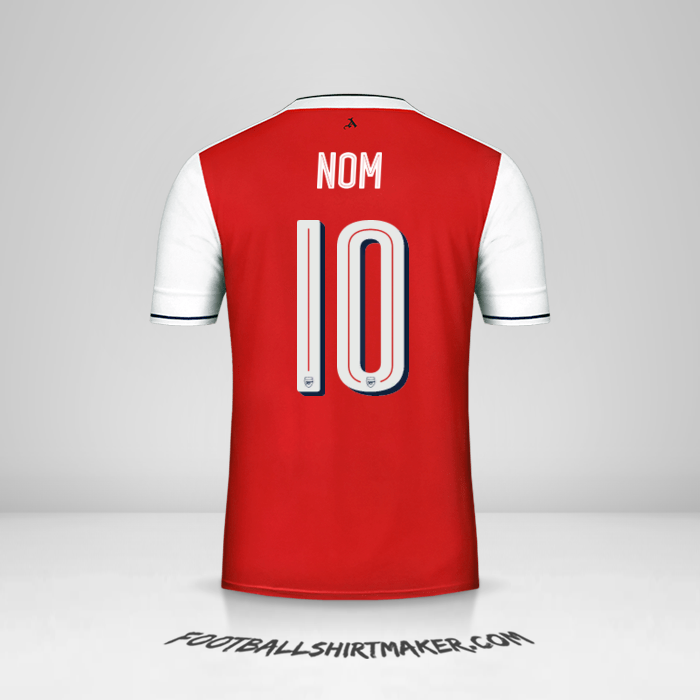 Maillot Arsenal Cup 2016/17 -  nom - 10