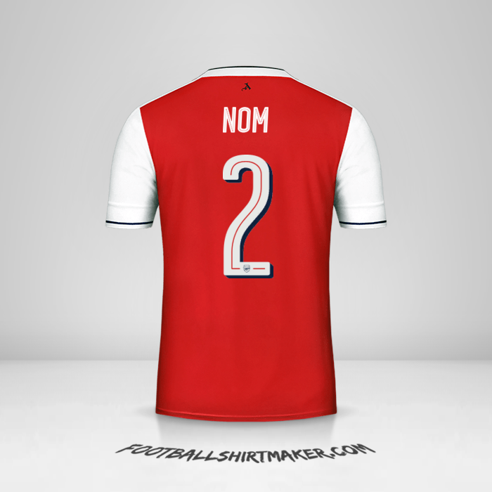 Maillot Arsenal Cup 2016/17 -  nom - 2