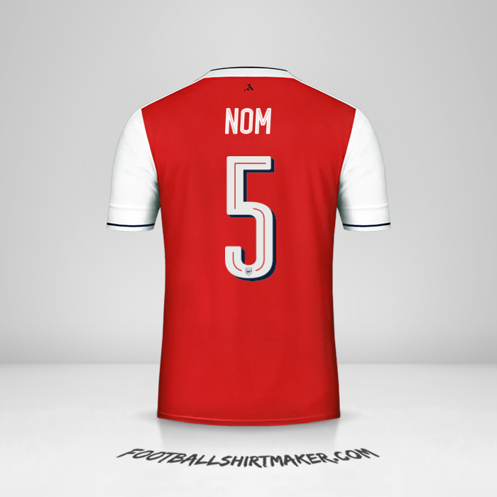 Maillot Arsenal Cup 2016/17 -  nom - 5