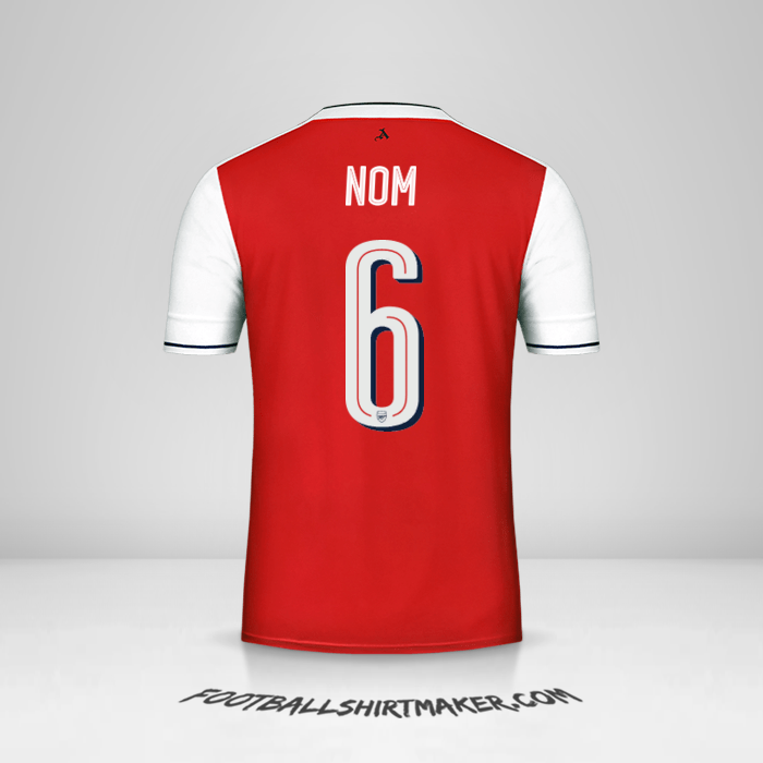 Maillot Arsenal Cup 2016/17 -  nom - 6