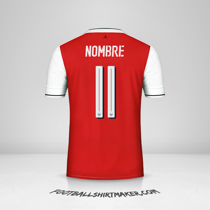 Camiseta Arsenal Cup 2016/17 -  nombre - 11