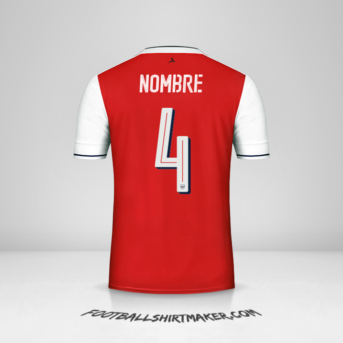Jersey Arsenal Cup 2016/17 -  nombre - 4