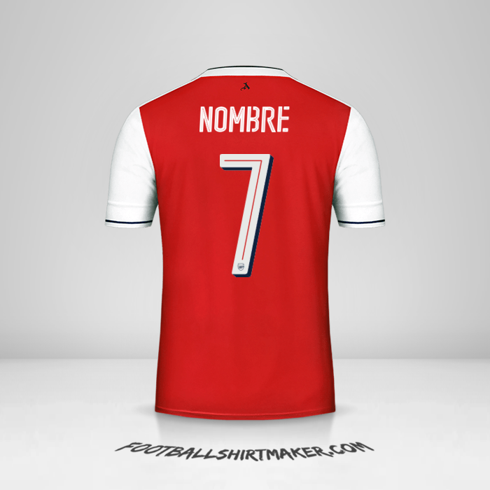 Jersey Arsenal Cup 2016/17 -  nombre - 7