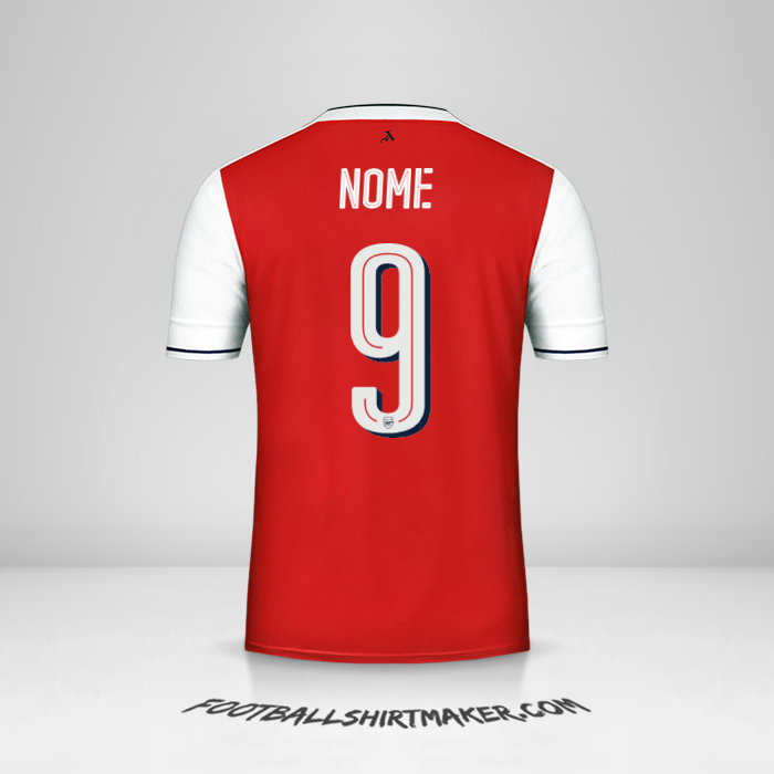 Camisa Arsenal Cup 2016/17 -  nome - 9