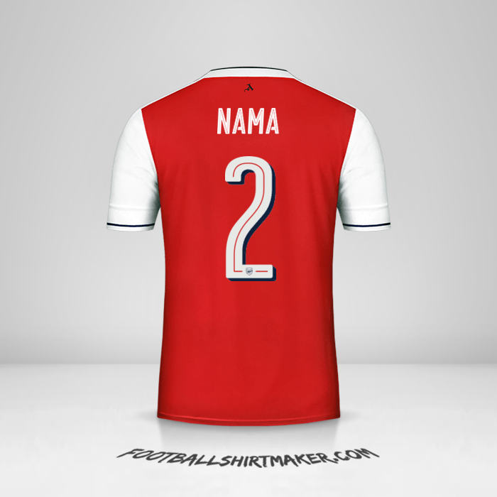 Jersey Arsenal Cup 2016/17 -  nama - 2