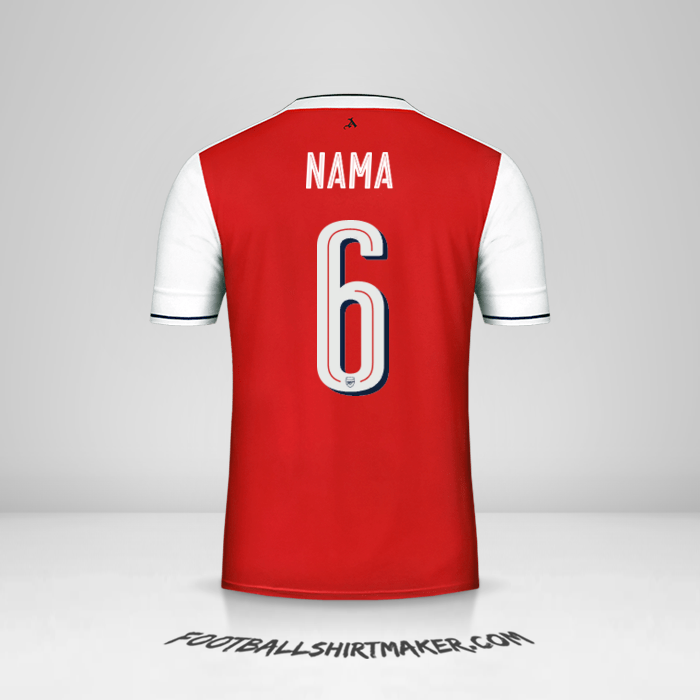 Jersey Arsenal Cup 2016/17 -  nama - 6