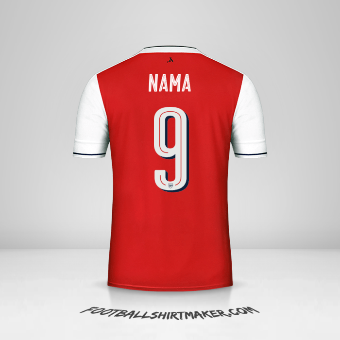 Jersey Arsenal Cup 2016/17 -  nama - 9