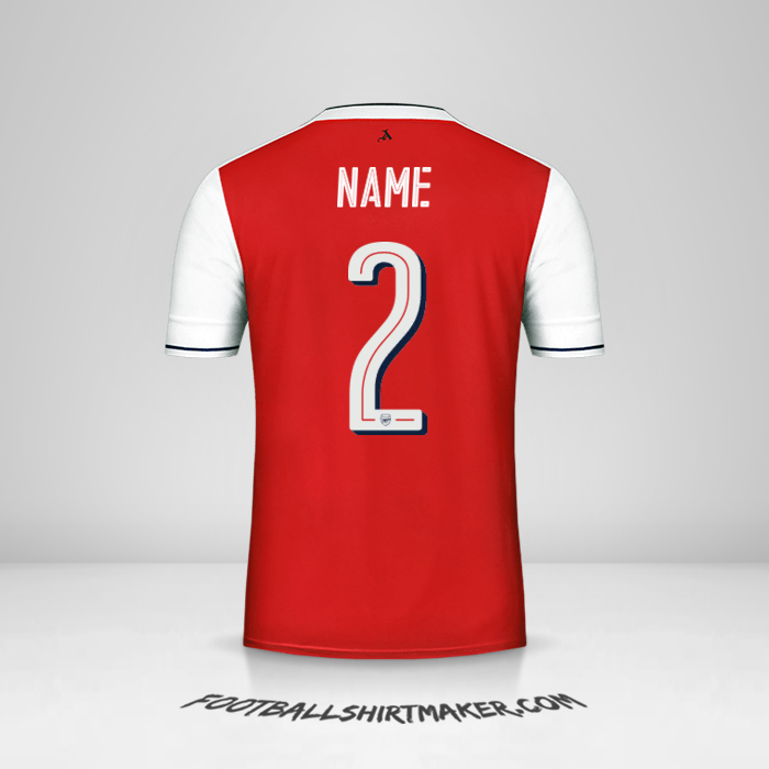 Jersey Arsenal Cup 2016/17 -  name - 2