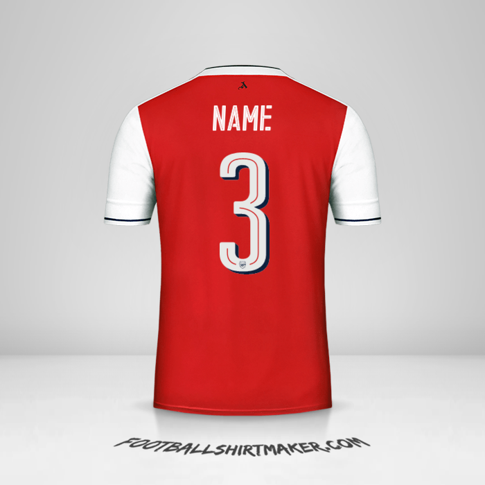Shirt Arsenal Cup 2016/17 -  name - 3