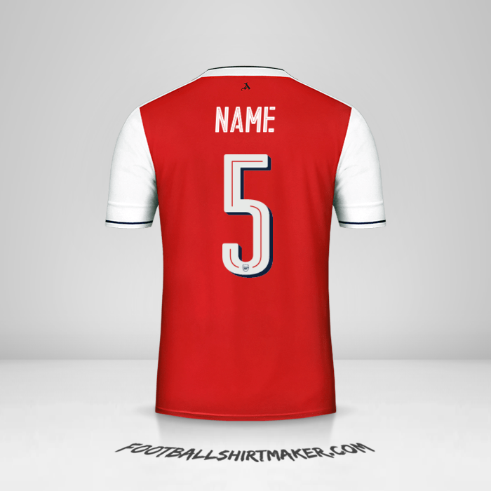 Shirt Arsenal Cup 2016/17 -  name - 5
