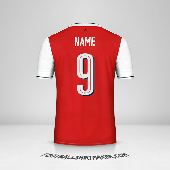 Shirt Arsenal Cup 2016/17 -  name - 9