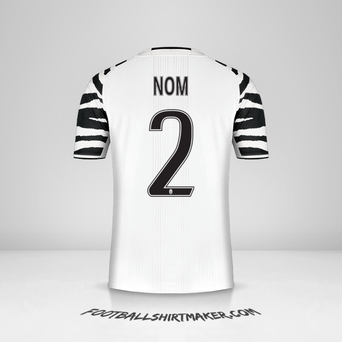 Maillot Juventus FC 2016/17 Troisième -  nom - 2