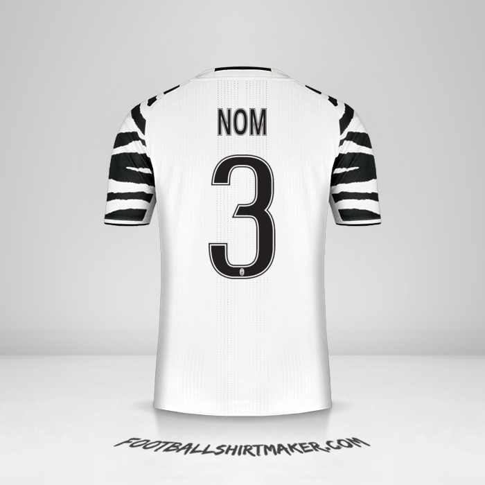 Maillot Juventus FC 2016/17 Troisième -  nom - 3
