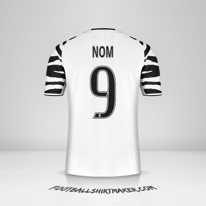 Maillot Juventus FC 2016/17 Troisième -  nom - 9