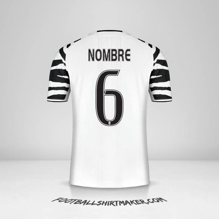Jersey Juventus FC 2016/17 Tercera -  nombre - 6