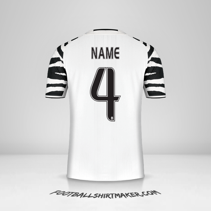 Trikot Juventus FC 2016/17 Dritte -  name - 4