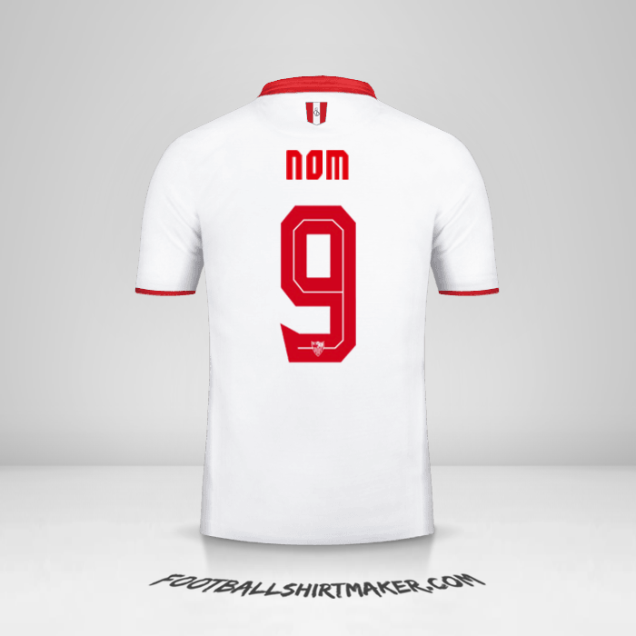 Maillot Sevilla FC 2016/2017 -  nom - 9