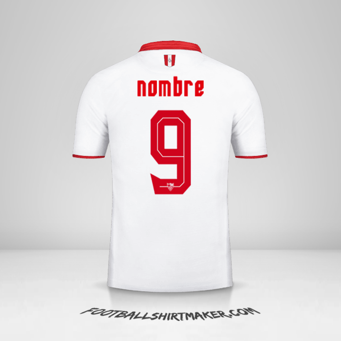 Camiseta Sevilla FC 2016/2017 -  nombre - 9