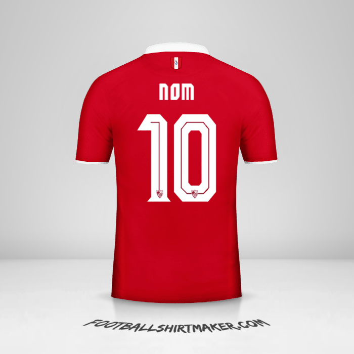 Maillot Sevilla FC 2016/2017 Extérieur -  nom - 10