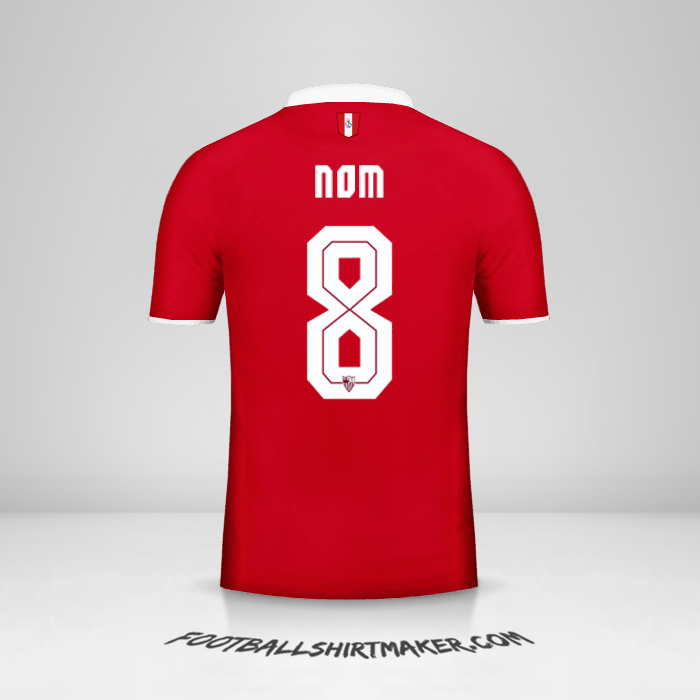 Maillot Sevilla FC 2016/2017 Extérieur -  nom - 8
