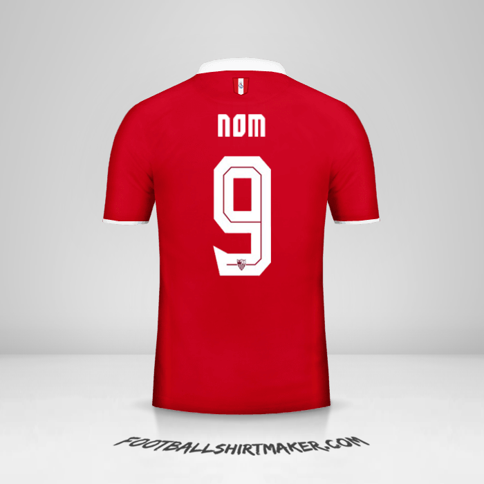 Maillot Sevilla FC 2016/2017 Extérieur -  nom - 9