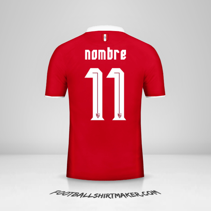 Jersey Sevilla FC 2016/2017 Visita -  nombre - 11