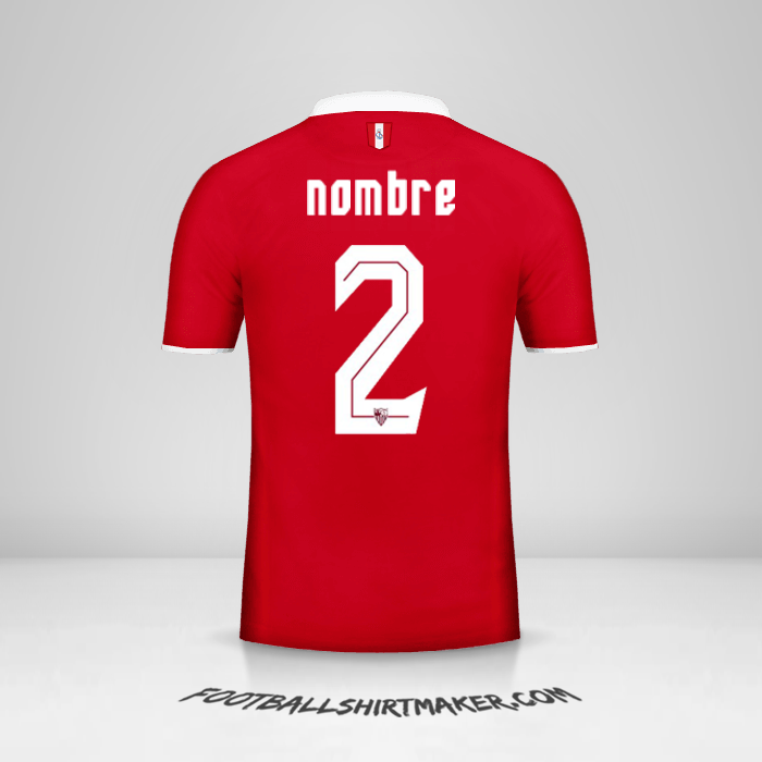 Camiseta Sevilla FC 2016/2017 Visita -  nombre - 2