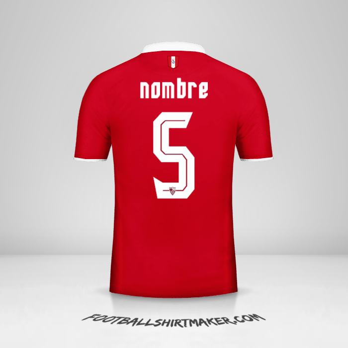 Camiseta Sevilla FC 2016/2017 Visita -  nombre - 5