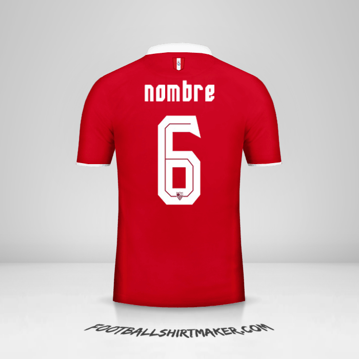 Jersey Sevilla FC 2016/2017 Visita -  nombre - 6