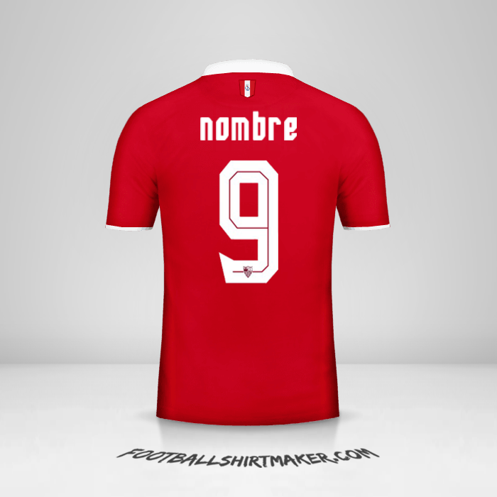 Jersey Sevilla FC 2016/2017 Visita -  nombre - 9