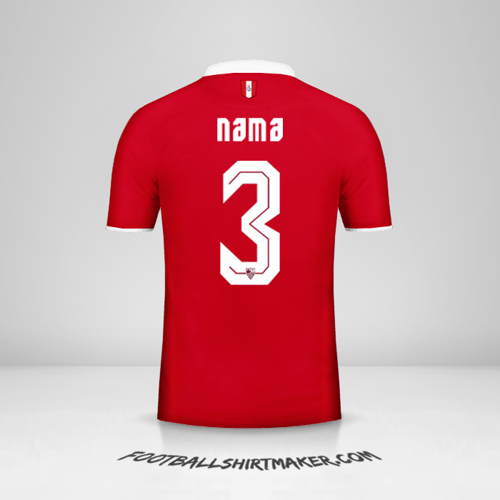 Jersey Sevilla FC 2016/2017 Alternatif -  nama - 3