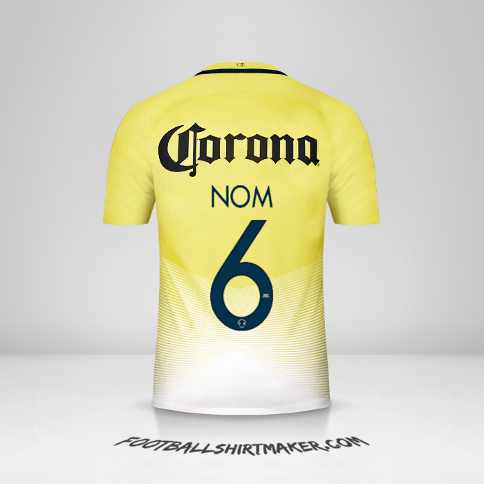 Maillot Club America 2016/17 -  nom - 6