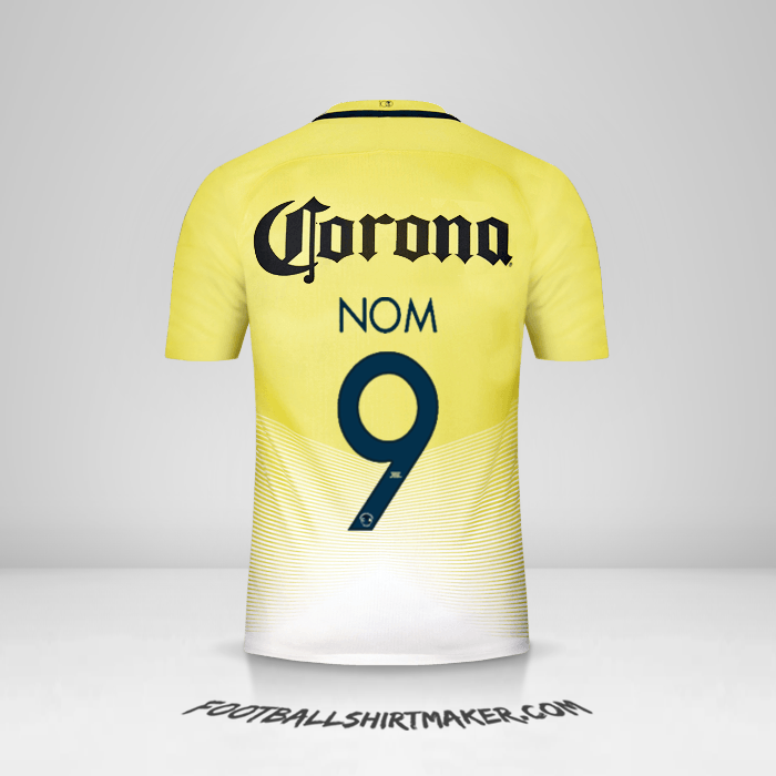 Maillot Club America 2016/17 -  nom - 9