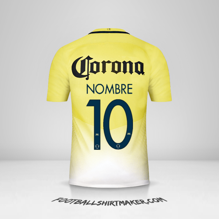 Camiseta Club America 2016/17 -  nombre - 10