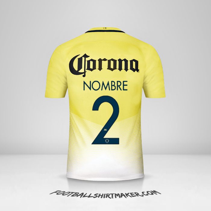 Jersey Club America 2016/17 -  nombre - 2