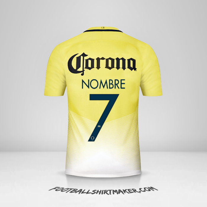 Camiseta Club America 2016/17 -  nombre - 7