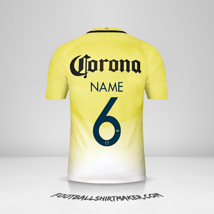 Trikot Club America 2016/17 -  name - 6