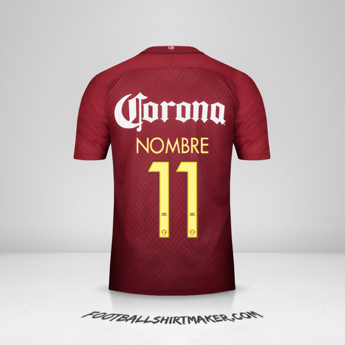 Jersey Club America 2016/17 Visita -  nombre - 11