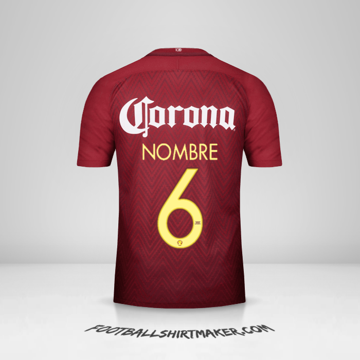 Jersey Club America 2016/17 Visita -  nombre - 6