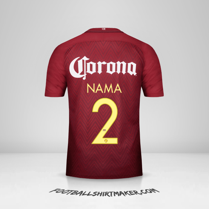 Jersey Club America 2016/17 Alternatif -  nama - 2