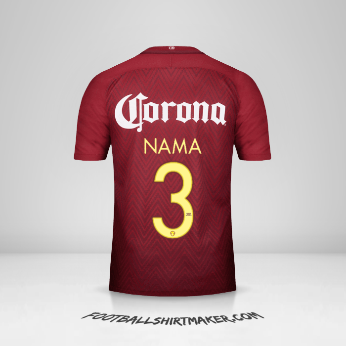 Jersey Club America 2016/17 Alternatif -  nama - 3
