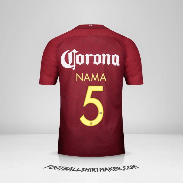 Jersey Club America 2016/17 Alternatif -  nama - 5