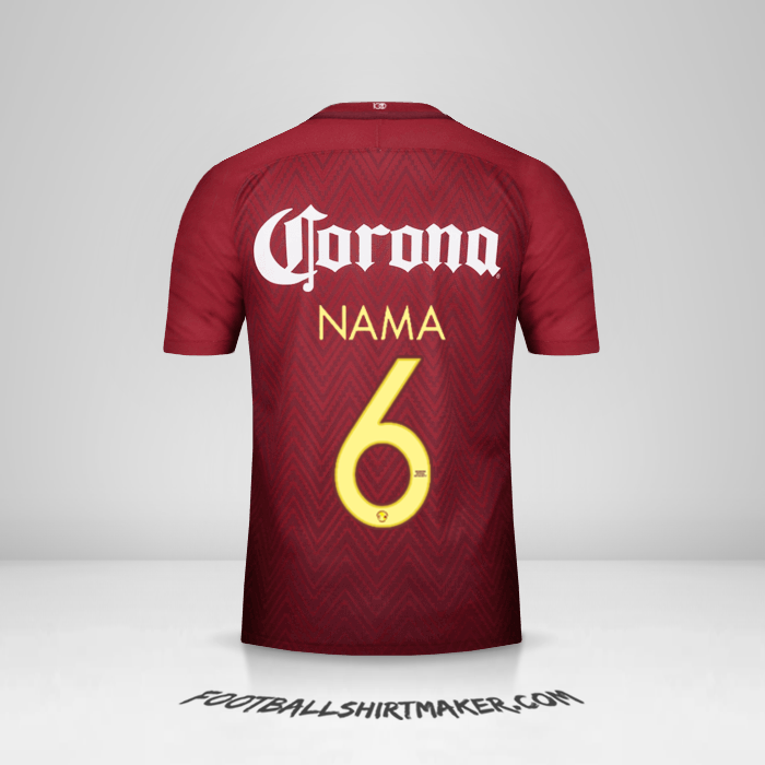 Jersey Club America 2016/17 Alternatif -  nama - 6