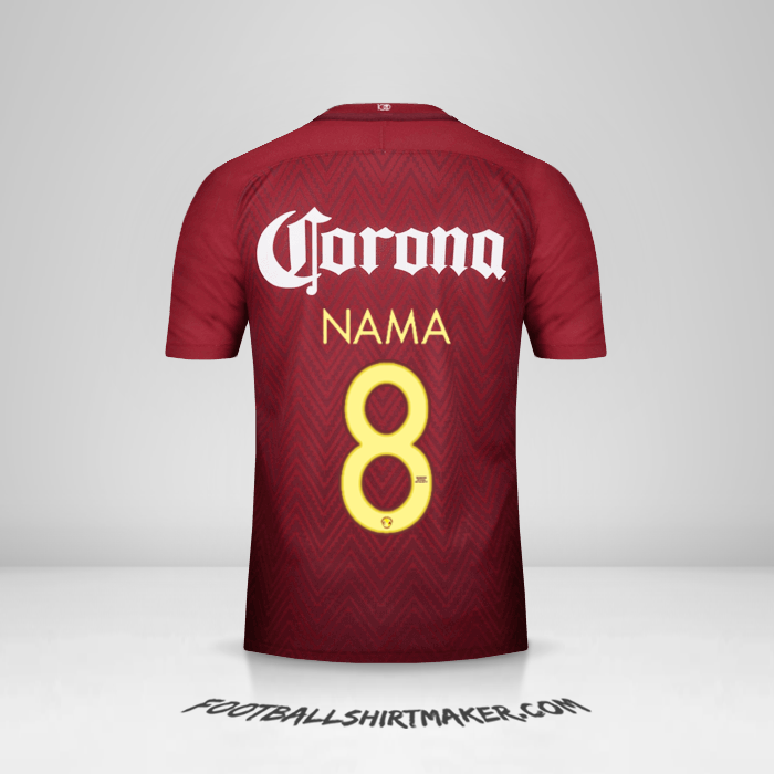 Jersey Club America 2016/17 Alternatif -  nama - 8