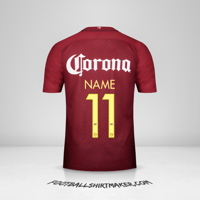 Trikot Club America 2016/17 Auswärts -  name - 11
