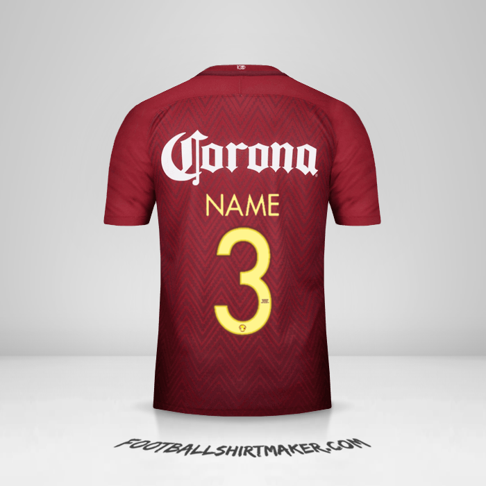 Trikot Club America 2016/17 Auswärts -  name - 3