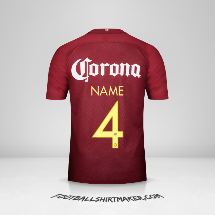 Trikot Club America 2016/17 Auswärts -  name - 4