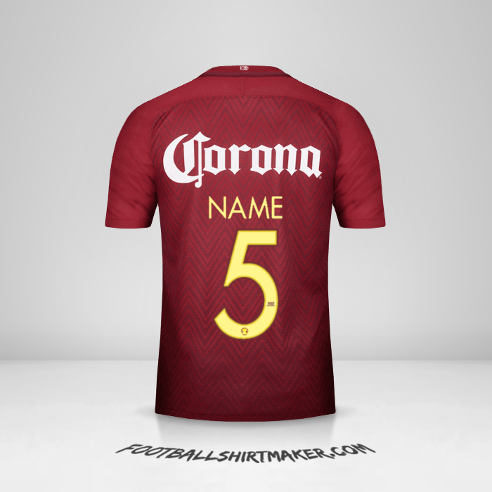 Trikot Club America 2016/17 Auswärts -  name - 5