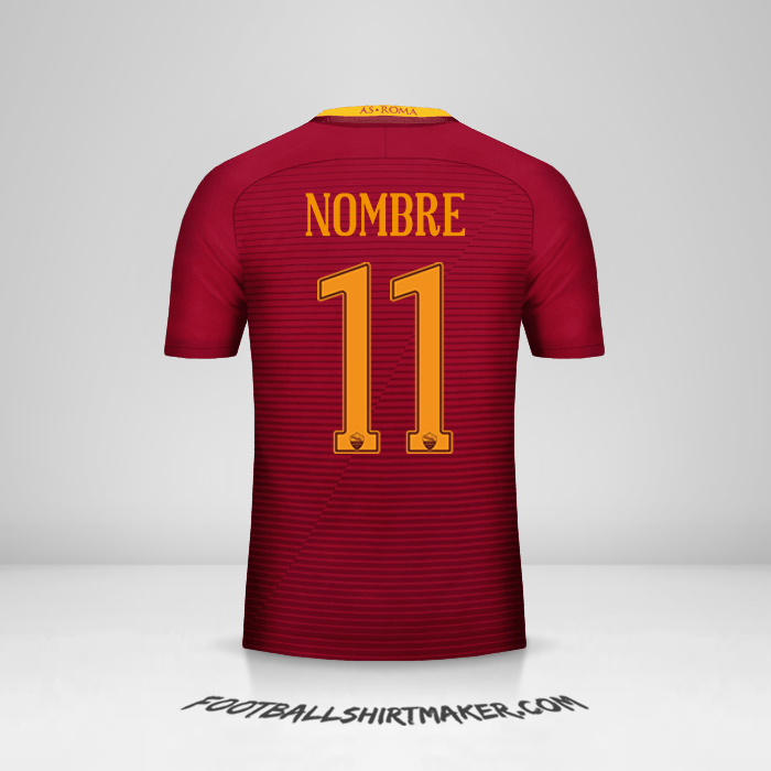 Jersey AS Roma 2016/17 -  nombre - 11