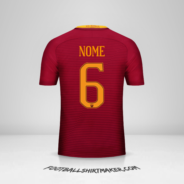 Maglia AS Roma 2016/17 -  nome - 6